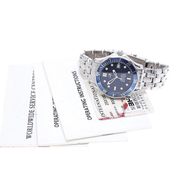 OMEGA Seamaster300 2531.80 Date Navy Dial Automatic Men's Watch_889817 - Picture 2 of 7